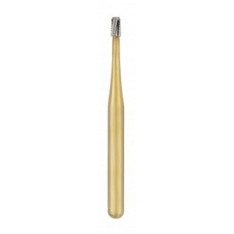 Great White Gold Series Carbide Burs, FG, Pear, # 1, 10/Pk, 15061