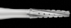 Standard Operative Carbide Burs, FG, Taper Flat End Cross Cut, # 699, 10/Pk, 16890