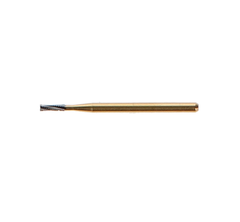 Great White Gold Series Carbide Burs FGSL Straight Cross Cut Fissure, 18220-5, Burs & Diamonds, Carbide Burs