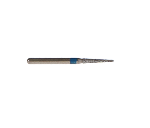 Piranha Diamond Single-Use Burs, FG, Needle, # 858-013, 1.3 mm, Medium, Blue, 25/Pk, 858-013M