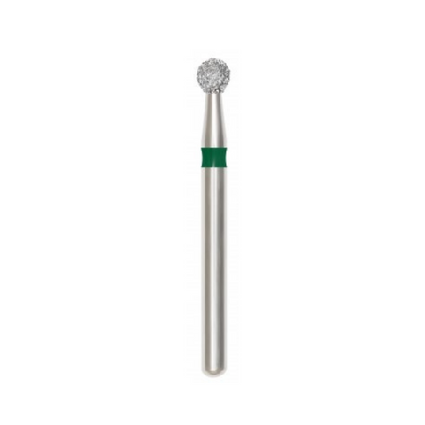 Revelation Diamond Burs, FG, Round, 801-021C, 2.1 mm, Coarse, Green, 5/Pk, 91006-5