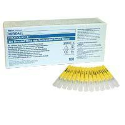Monoject Needles, Plastic Hub, # 400, Ga 25, Short, Red, 100/Pk, 400041
