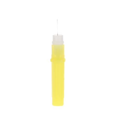 Monoject Needles, Plastic Hub, # 400, Ga 27, Short, Yellow, 100/Pk, 400066