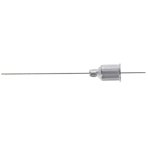 Monoject Needles, Metal Hub, # 401, Ga 27, Long, Yellow, 100/Pk, 401056