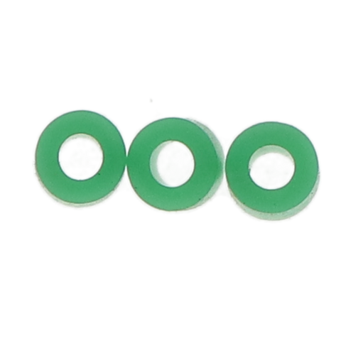 Silicone Code Rings, Standard, 1/8" x 1/8", Green, 100/Pk, CR5