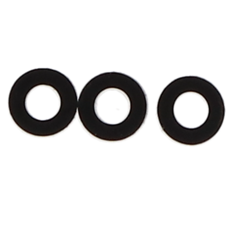 Silicone Code Rings, Standard, 1/8" x 1/8", Black, 100/Pk, CR6