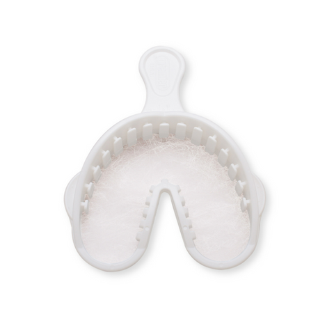 Alfa Triple Tray Impression Trays, Medium, White, 24/Pk, 1006323