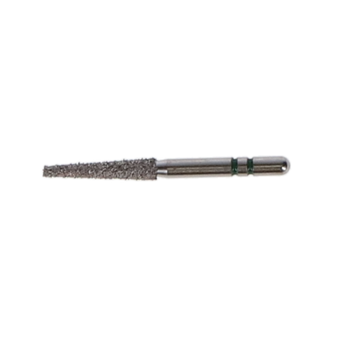 Two Striper Diamond Burs, FG, Flat-End Taper, 701.9, 1.8 mm, Coarse, Green, 5/Pk, 2015341