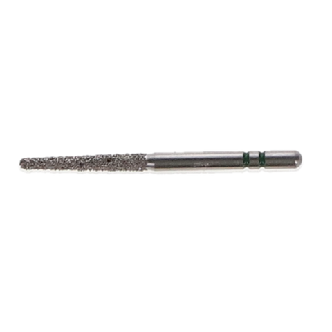 Two Striper Diamond Burs, FG, Round-End Taper, 782.10, 1.6 mm, Coarse, Green, 5/Pk, 2015425