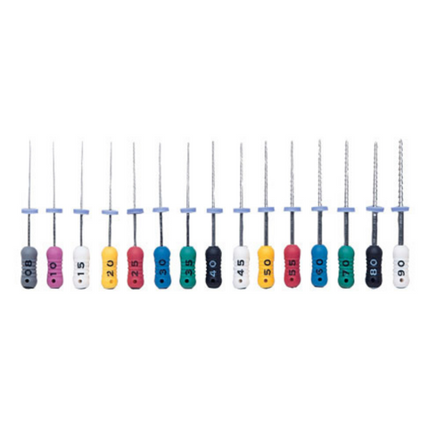 Hedstrom Files, Stainless Steel, 25 mm, # 25, Red, 6/Pk, 9053428