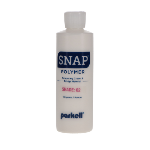 Snap Temporary C&B Material, Polymer, Acrylic Powder, # 62, 170 g, A2, 1/Pk, S447