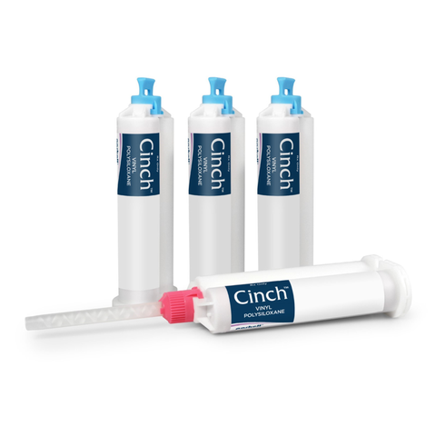 Cinch 90 VPS Impression Material, Medium Body, Regular Set, 50 ml, 4/Pk, S456S