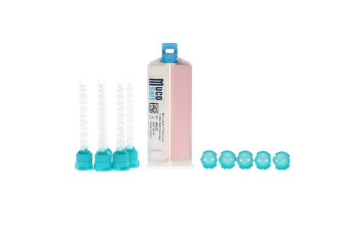 MucoSoft Silicone Soft Denture Reline, Cartridge Refill, 50 ml, Pink, 1/Pk, S492S