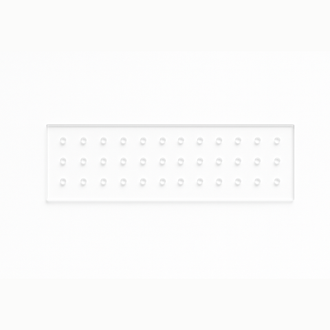 Plexiglass Bur Block, 36-Hole, FG, Clear, 1/Pk