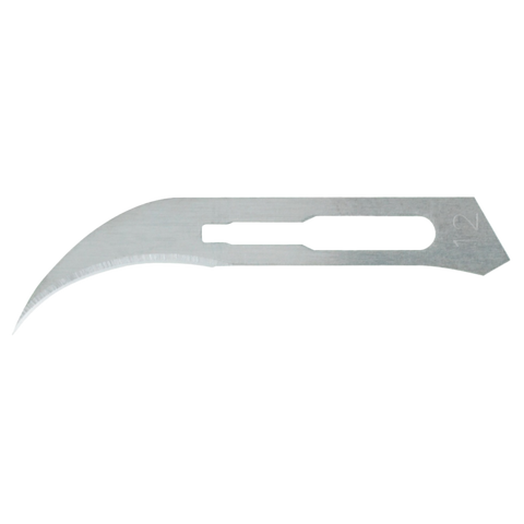 Stainless-Steel Surgeon Blades, Sterile, # 12, 100/Pk, 4-312