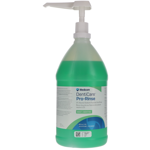 Denti-Care 2% Neutral Sodium Pro-Rinse 2 L Mint, 10044-M, Preventives, Fluoride Rinse & Treatments