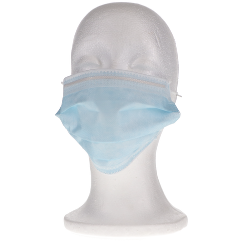 SafeMask Premier Elite Procedure Earloop ASTM Level 3 Blue, 2042, Infection Control, Masks-Earloop