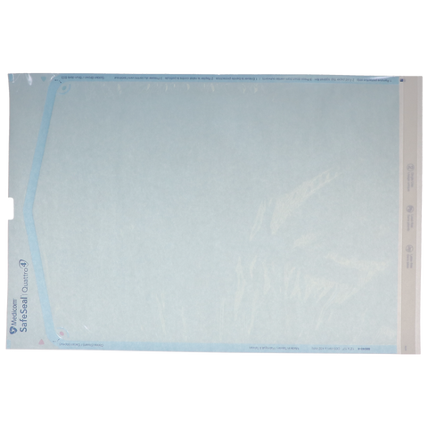 SafeSeal Quattro Pouches, 12" x 17", 200/Pk, 88040