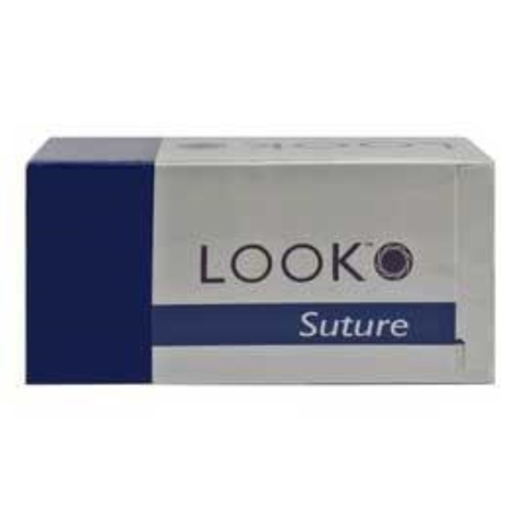 Nylon Suture with C3 Needle (PRC), Black Monofilament, 18"/45 cm, # 5-0, 12/Pk, 1285B