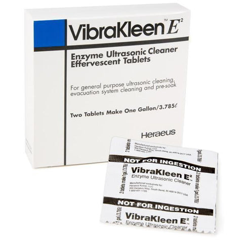 VibraKleen E2 Ultrasonic Cleaner Tablets 80/Pk, 50037101, Infection Control, Ultrasonic Solutions-Enzymatic