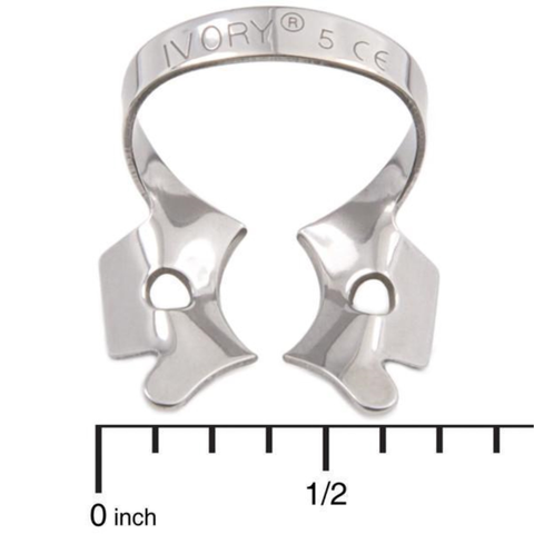 Ivory Rubber Dam Clamp # 5, 1/Pk, 50057326