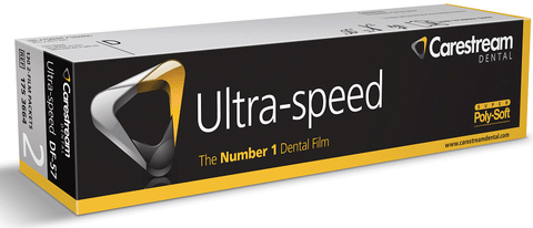 Ultra-Speed Film DF-58 Polysoft, Single Film, Standard, Adult, # 2, 150/Pk