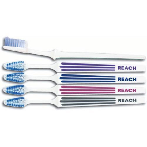 Reach Advanced Design Toothbrush, Adult, Soft, Compact, 12/Box, 7219