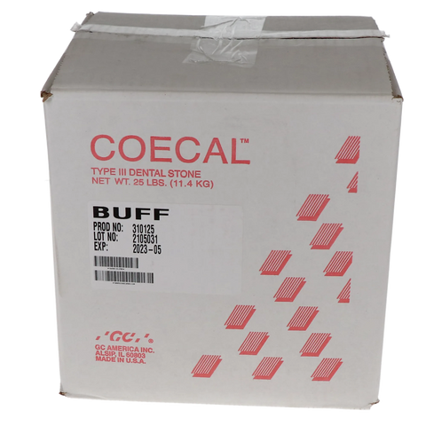 COECAL Laboratory Stone, Buff, 25 lbs, 1/Pk, 310125