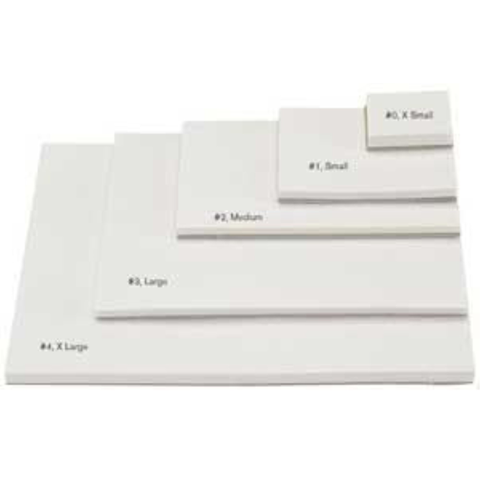 Non-Slip Mixing Pads, # 0, 1-5/8" x 1-1/4", Extra Small, 12/Pk, 31092