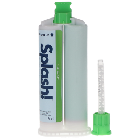 Splash! VPS Impression Material, Cartridge, Light Body, Regular Set, 48 ml, Wild Berry, 2/Pk, SPD1209