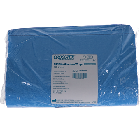 CSR Sterilization Wraps 12 x 12 in Blue, SW12, Infection Control, Sterilization-Wrap & Tubing