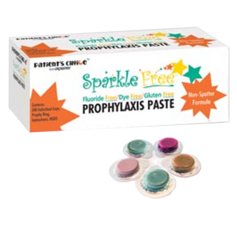 Sparkle Free Prophy Paste with Xylitol Gluten-Free, UPSFMF, Preventives, Prophy Paste