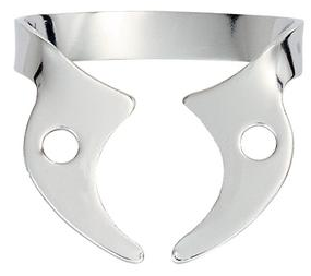 Hygenic Rubber Dam Clamp Gloss Finish  W7, H02765, Rubber Dam Materials, Rubber Dam Clamps