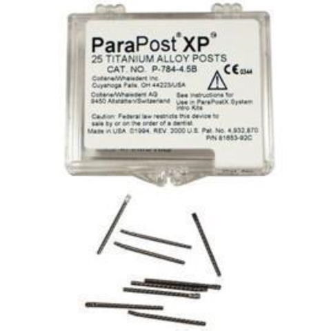 ParaPost XP Endodontic Posts, Titanium, # 6, 0.060", Black, 10/Pk, P7846