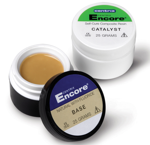 Encore Base & Catalyst Core Build-Up Material with Fluoride, Self-Cure, Kit, 50 g, Natural, 1/Pk, 310076