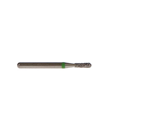 NTI Diamond Burs, FG, Long Pear, # C830L, 1.2 mm, Coarse, Green, 5/Pk, C830L-012