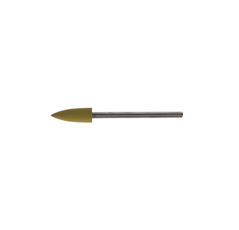 CeraGlaze Polishers, Reglaze-High Shine, HP, Flame, 5.5 mm, Superfine, Yellow, 1/Pk, P30044