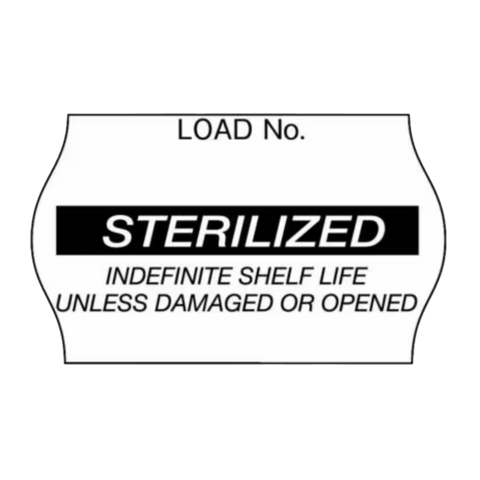 Comply Sterilized Load Labels, 1.125" x 0.625", Blue, 1125/Roll