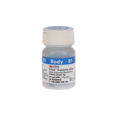 Filtek Supreme Ultra, Capsule Refill, 0.2 g, Body, B1, 20/Pk (Exp 12/31/25)