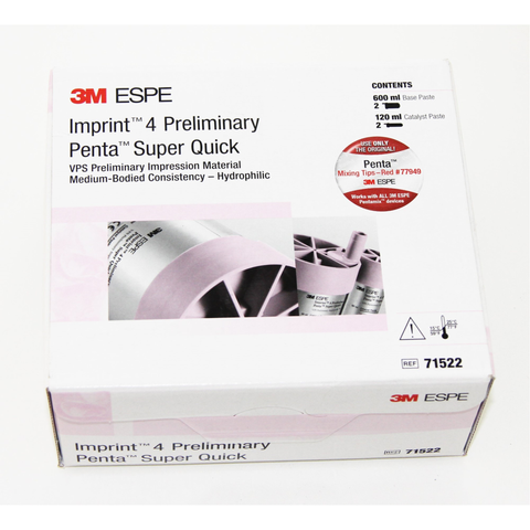 Imprint 4 Preliminary VPS Alginate Cartridge, Economy, Super Quick, 50 ml, 10/Pk