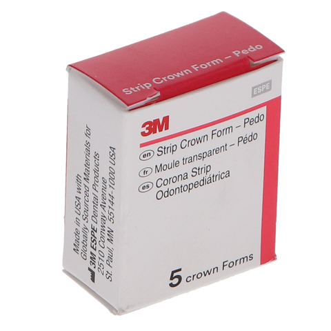Unitek Pedodontic Strip Crown Forms, Primary Anterior, # 1 Lateral Upper Left, 5/Pk
