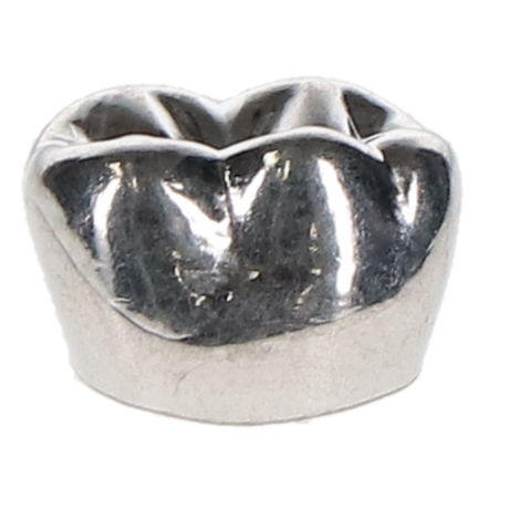 Iso-Form Preformed Tin-Silver Crowns, Adult, First Molar, # 65 Lower Left, 5/Pk, L65