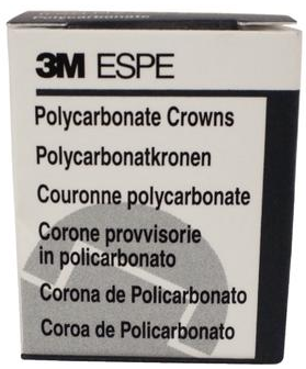 Polycarbonate Crowns, Adult, Universal Shade, 5/Pack