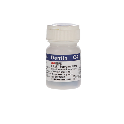 Filtek Supreme Ultra, Capsule Refill, 0.2 g, Dentin, C4, 10/Pk
