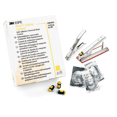 RelyX Unicem Universal Resin Cement Aplicap, Capsule Refill, White Opaque, 20/Pk, (Damaged Box)