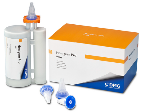 Honigum Pro Automix VPS Impression Material, Cartridge Pack, Light Body, Quad Fast Set, 50 ml, Honey, 2/Pk, 989832