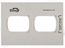 Klear-Vue Cardboard X-Ray Mounts, 2H, # 2, 100/Pk, 25203