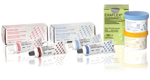 Exaflex Hydrophilic VPS Impression Material, Standard Package, Injection Type, 74 ml, Pink, 1/Pk