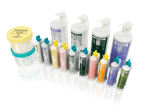 Exajet Impression Material, Refill, Heavy Body, Fast Set, 370 ml, 2/Pk, 137612