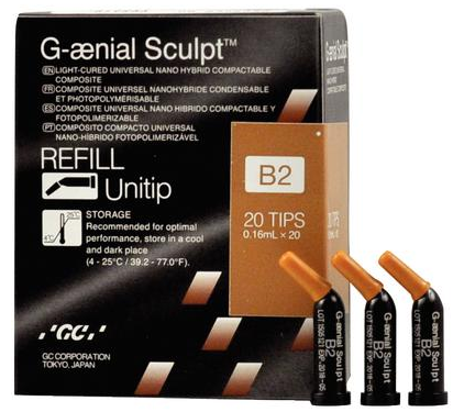 G-aenial Sculpt Universal Composite, Unitip Refill, 0.16 ml